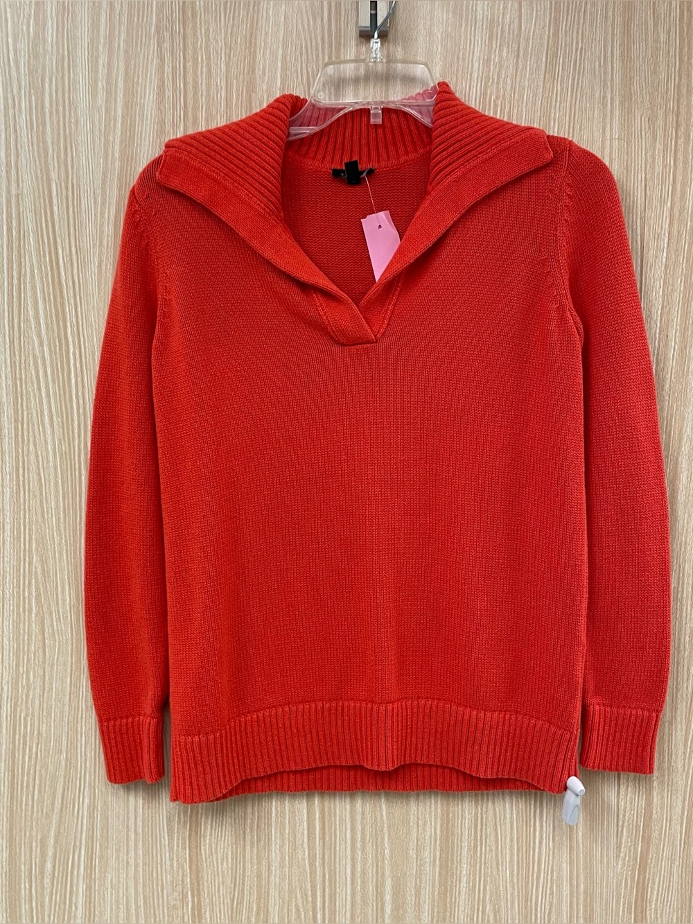 Talbots Orange Cotton Sweater Size XS